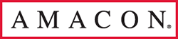 AMACON logo png centered on a white background with a thin red border.